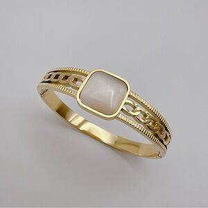 18K Women Bangle stainless steel bracelet